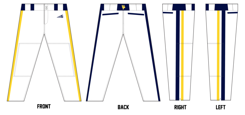 UP Titans Custom Long Relaxed Baseball Pant #BP1