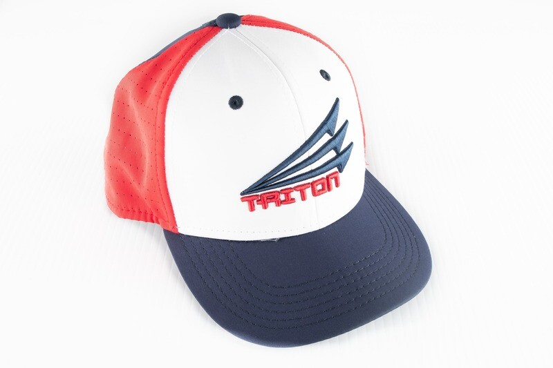 Triton Logo Performance Pinwheel FlexFit Hat (GP521), Size: XS (6 1/2 - 6 3/4)