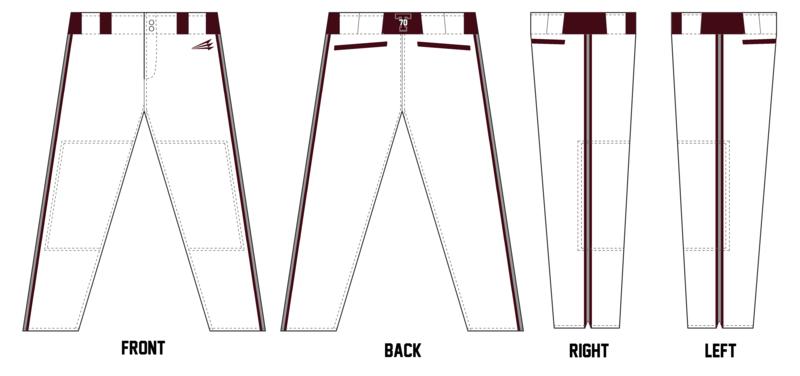 Troy Post 70 Custom ProFit Baseball Pant #BP1B