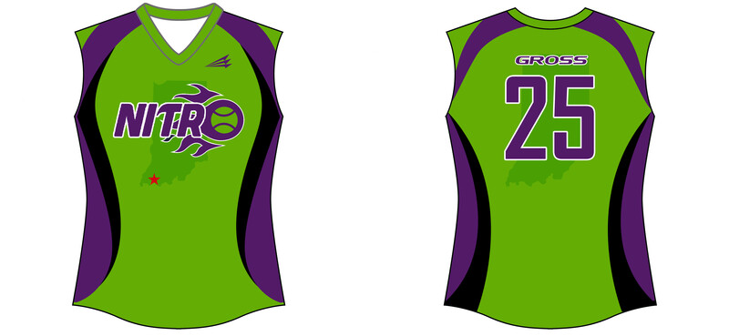 Newburgh Nitro Custom HExaFlex Softball Jersey #J1