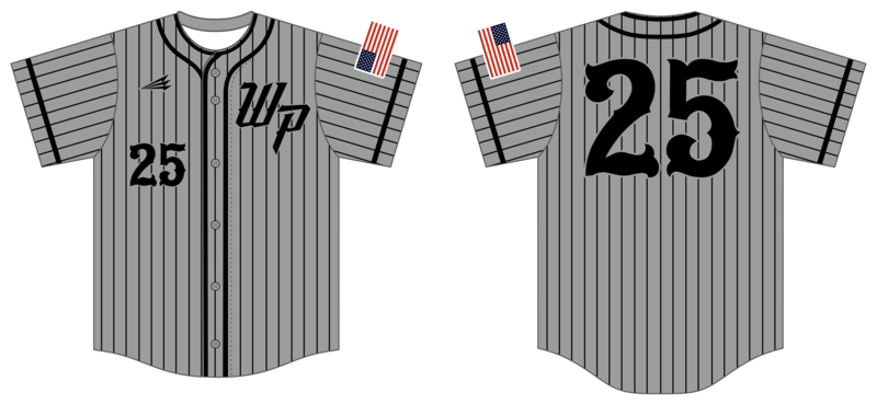 Wolf Pack Baseball (Taveras) Custom HexaFlex Baseball Jersey #J17