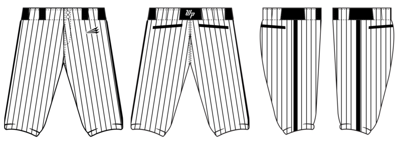 BP16a Wolf Pack Baseball (Taveras) Custom Knicker Pant #BP16a
