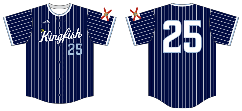 Kingfish Custom HexaFlex Baseball Jersey #J2G