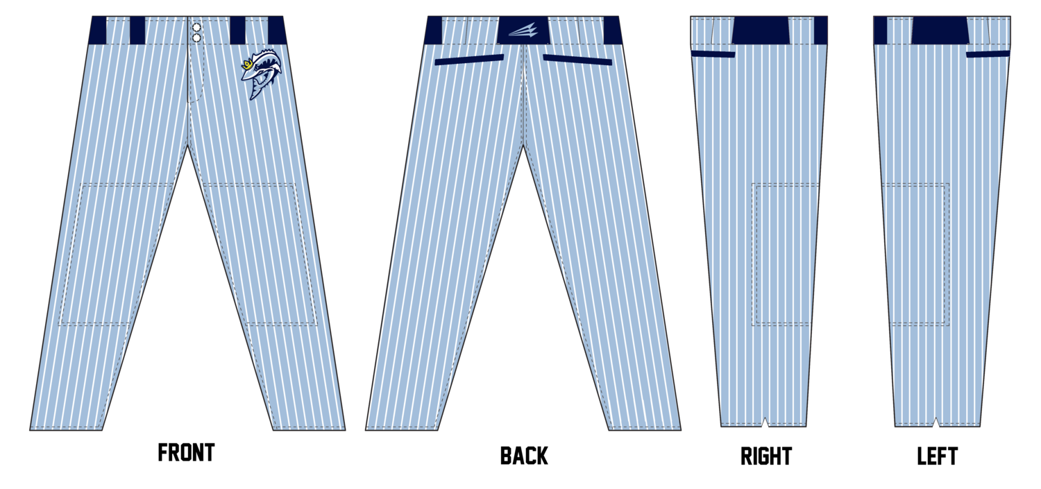 Kingfish Custom Long Relaxed Baseball Pant #BP3