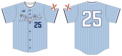 Kingfish Custom HexaFlex Baseball Jersey #J2F