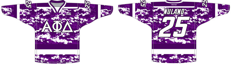 Alpha Phi Delta Custom NanoDri Hockey Jersey #J1b