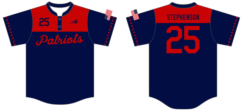 Homewood Patriots Custom HexaFlex Baseball Jersey #J1