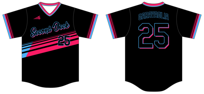 Second Deck Custom NanoDri Baseball Jersey #J3