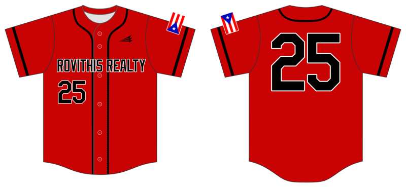 Rovithis Realty Custom HexaFlex Baseball Jersey #J3b