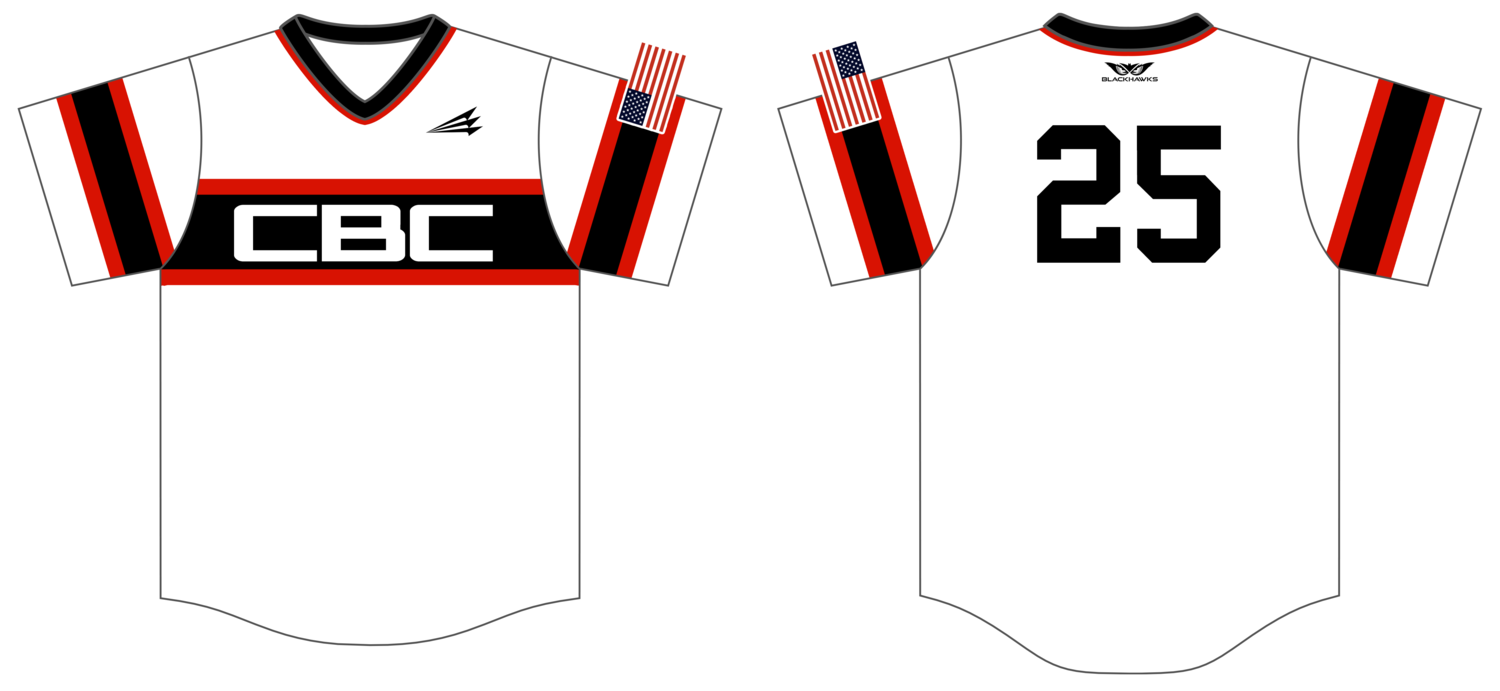 CBC Marucci Blackhawks Custom HexaFlex Baseball Jersey #J14B