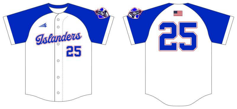 Aquidneck Islanders Custom NanoDri Baseball Jersey #J1F