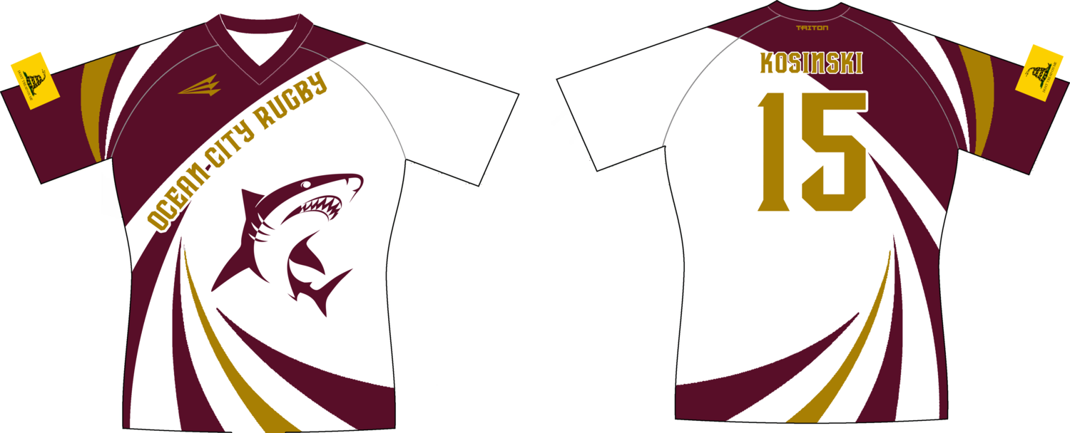 Ocean City Rugby Custom Jersey #J3b