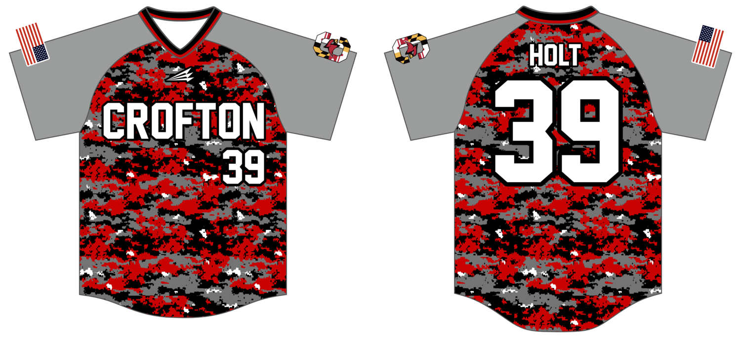 Crofton Cardinals Custom HexaFlex Baseball Jersey #J3C