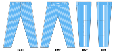PTG Custom Long Relaxed Baseball Pant #BP1B
