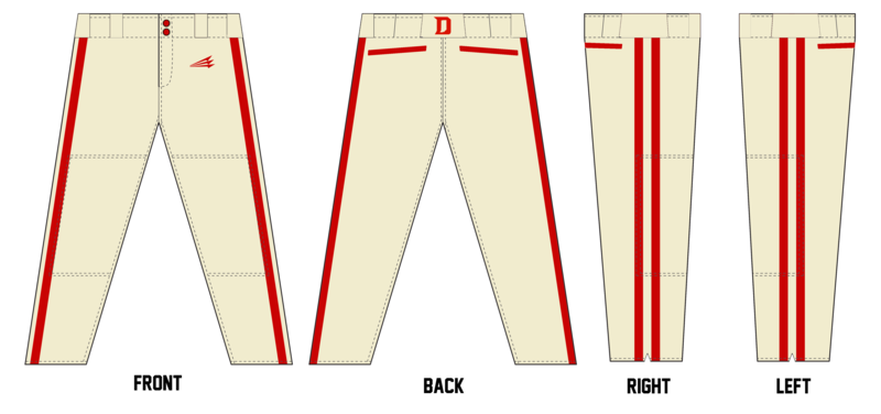 Indiana Dingers Custom Relaxed Baseball Pant #BP4