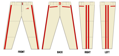 Indiana Dingers Custom Relaxed Baseball Pant #BP4