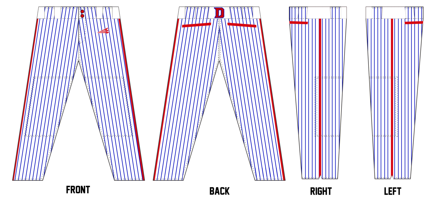 Indiana Dingers Custom Relaxed Baseball Pant #BP3