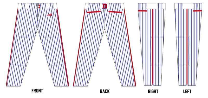 Indiana Dingers Custom Relaxed Baseball Pant #BP3