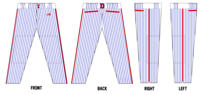Indiana Dingers Custom Relaxed Baseball Pant #BP3