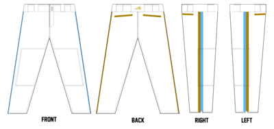 PTG Custom Long Relaxed Baseball Pant #BP2
