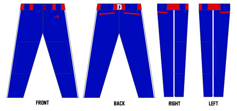 Indiana Dingers Custom Relaxed Baseball Pant #BP1