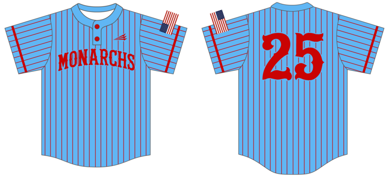 Medlock Monarchs Custom Hexaflex Baseball Jersey #J1B