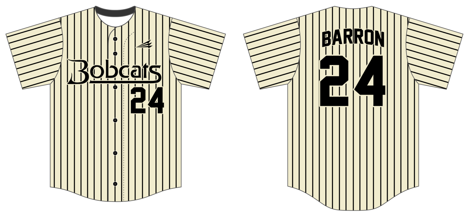 TCR Bobcats Custom NanoDri Baseball Jersey #J1B