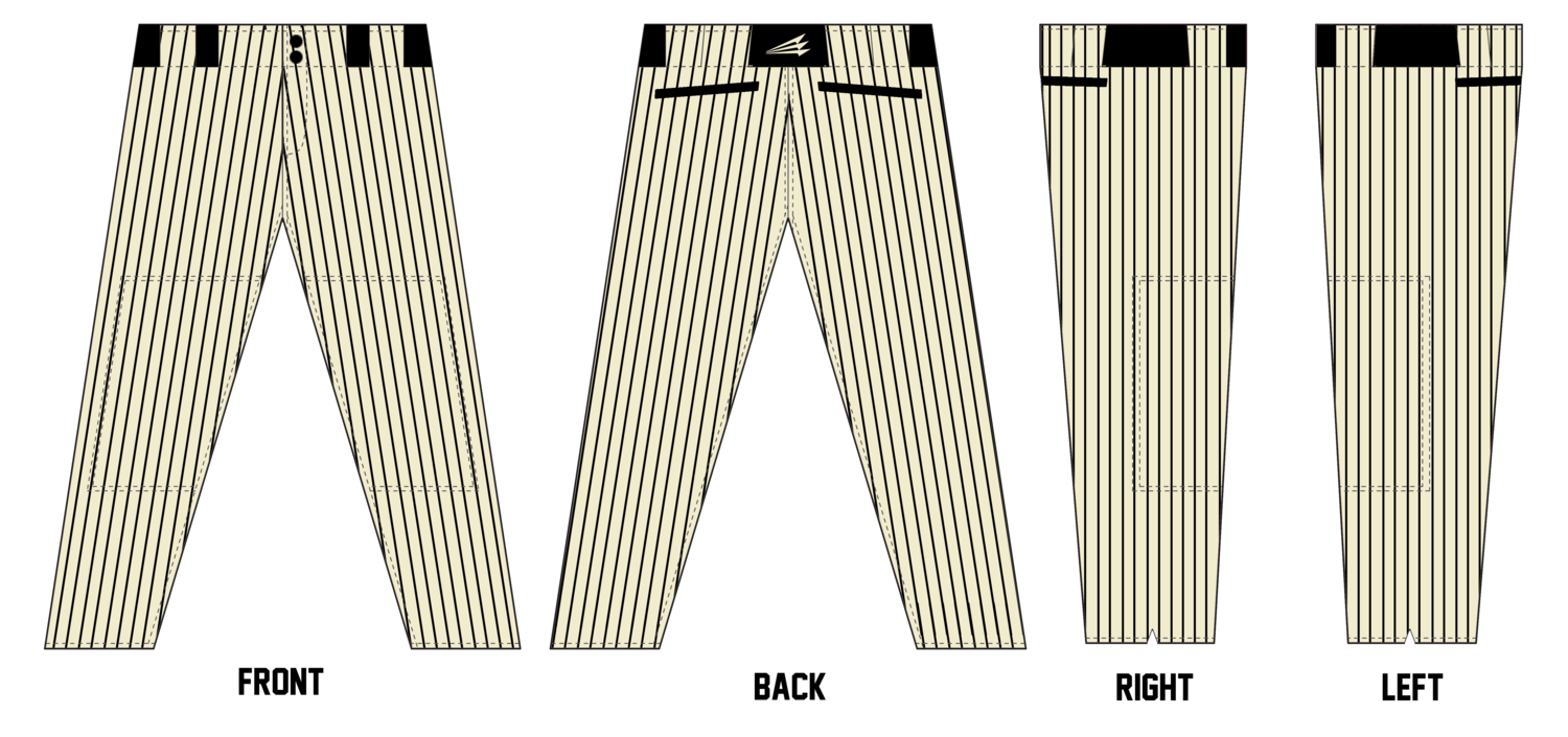 TCR Bobcats Custom Long Relaxed Baseball Pant #BP1
