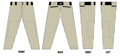TCR Bobcats Custom Long Relaxed Baseball Pant #BP1