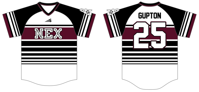 West Columbia NEX Custom Nanodri Baseball Jersey #J3B