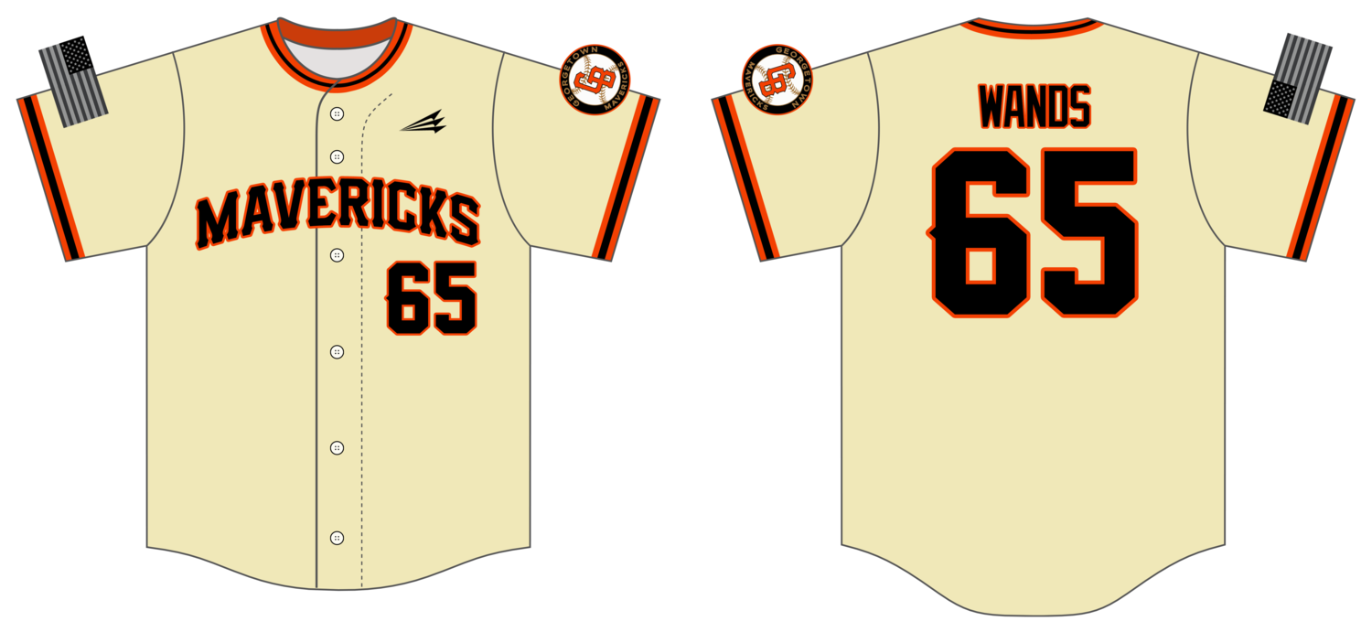 Georgetown Mavericks Custom Hexaflex Baseball Jersey #J1C