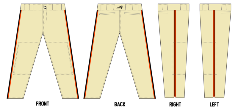 Georgetown Mavericks Stacheman Elite Custom Long Baseball Pants #BP1B