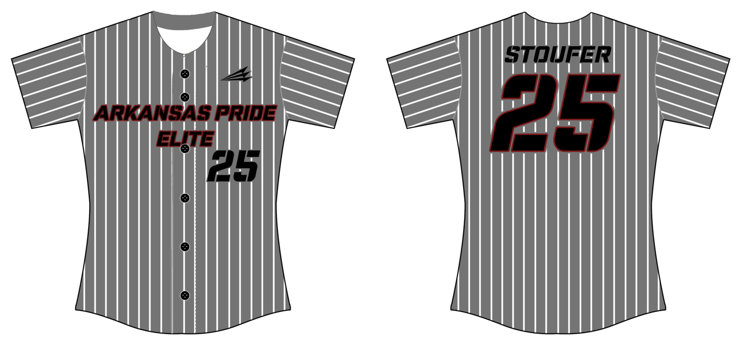 Arkansas Pride Elite Custom NanoDri Softball Jersey #J3