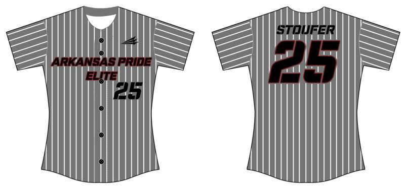 Arkansas Pride Elite Custom NanoDri Softball Jersey #J3