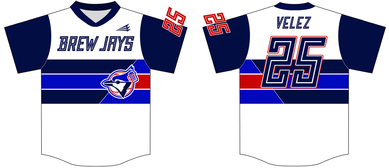 Brew Jays (Velez) Custom NanoDri Baseball Jersey #J4C