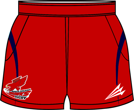 North Raleigh Redhawks Rugby 2014 Game Shorts