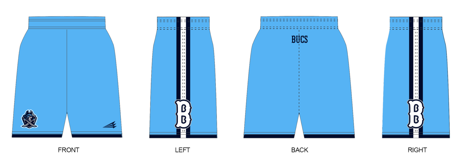 Bucs (Leger) Custom Revolution Pocket Shorts #RV4