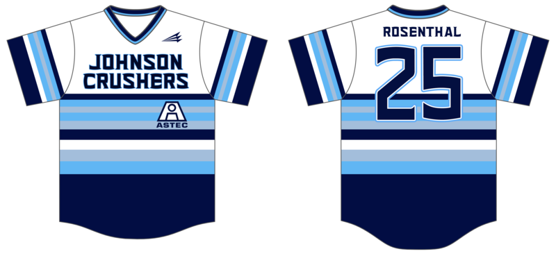 Johnson Crushers Custom NanoDri Baseball Jersey #J3