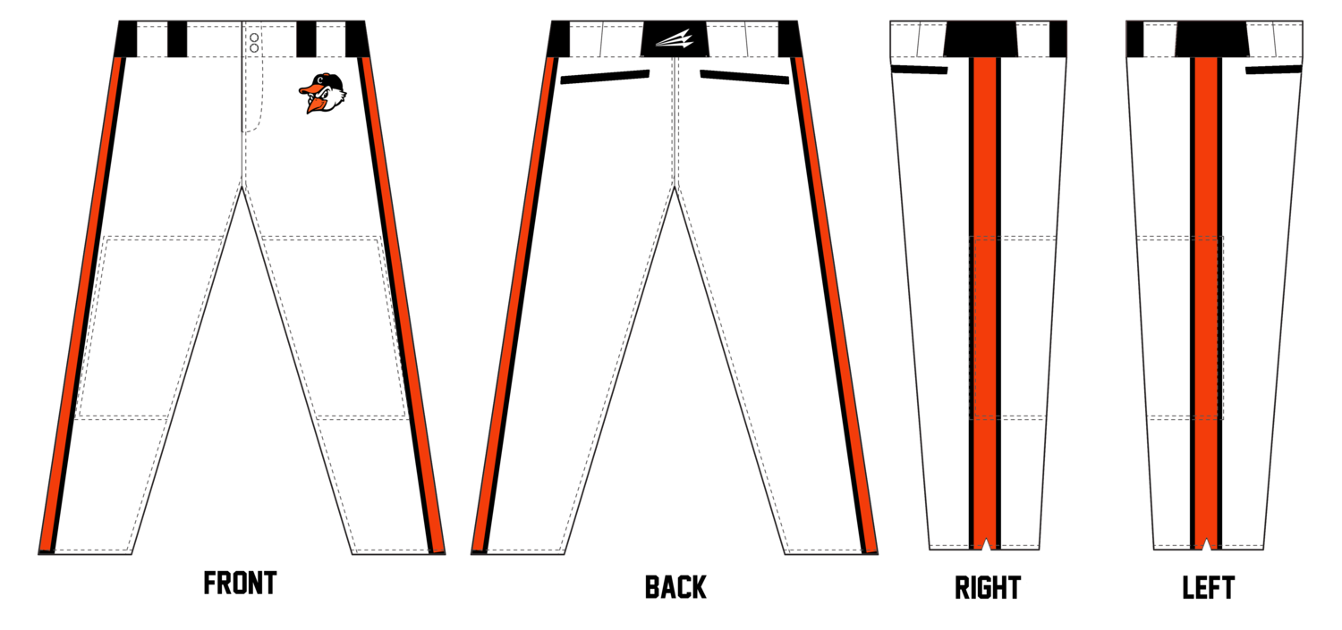 Cecil Mudhens Custom Long Relaxed Baseball Pant #BP11