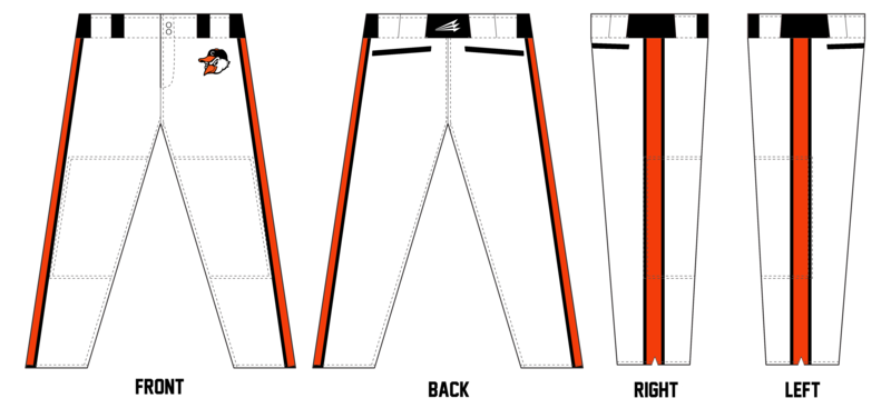 Cecil Mudhens Custom Long Relaxed Baseball Pant #BP11