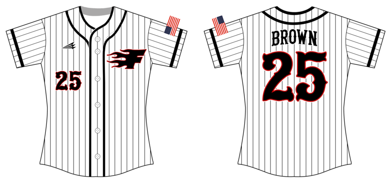 Alabama Fire Custom NanoDri Softball Jersey #J1b