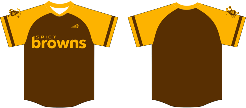 Spicy Browns Custom NanoDri Baseball Jersey #J1