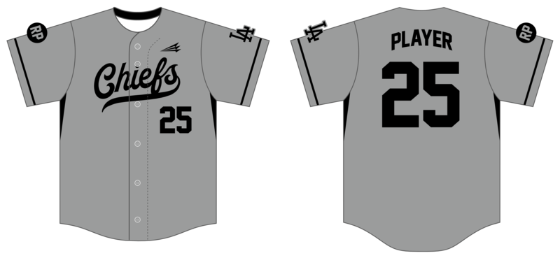 LA Chiefs Custom NanoDri Baseball Jersey #J1