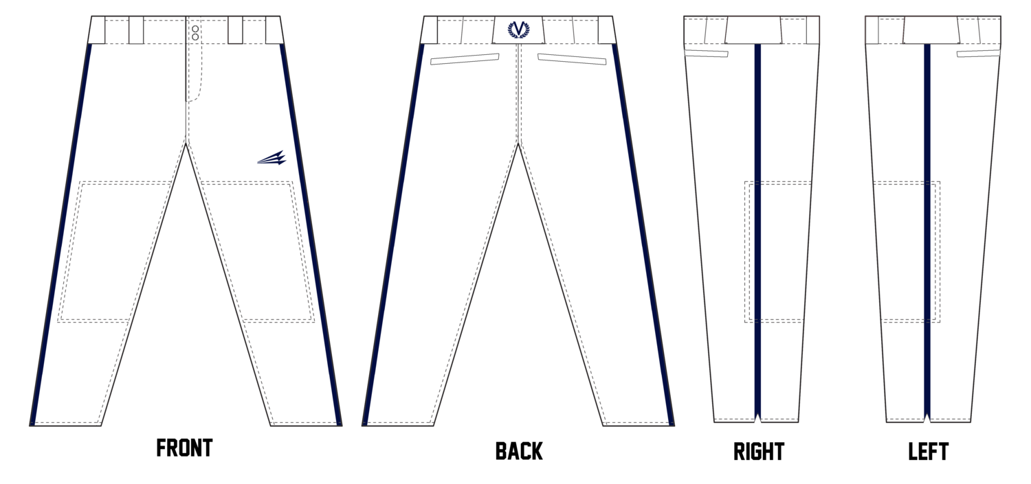 Vici Stacheman Elite Custom Long Baseball Pants #BP2A
