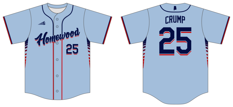 Homewood Patriots 12u Custom HexaFlex Baseball Jersey #J4d