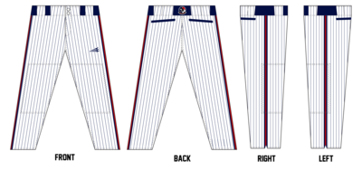 VMM-261 Raging Bulls Stacheman Elite Custom Long Baseball Pants #BP1