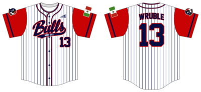 VMM-261 Raging Bulls Custom Hexaflex Baseball Jersey #J2E