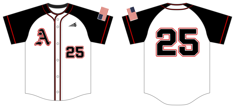 Allendale Highlanders Custom HexaFlex Baseball Jersey #J1