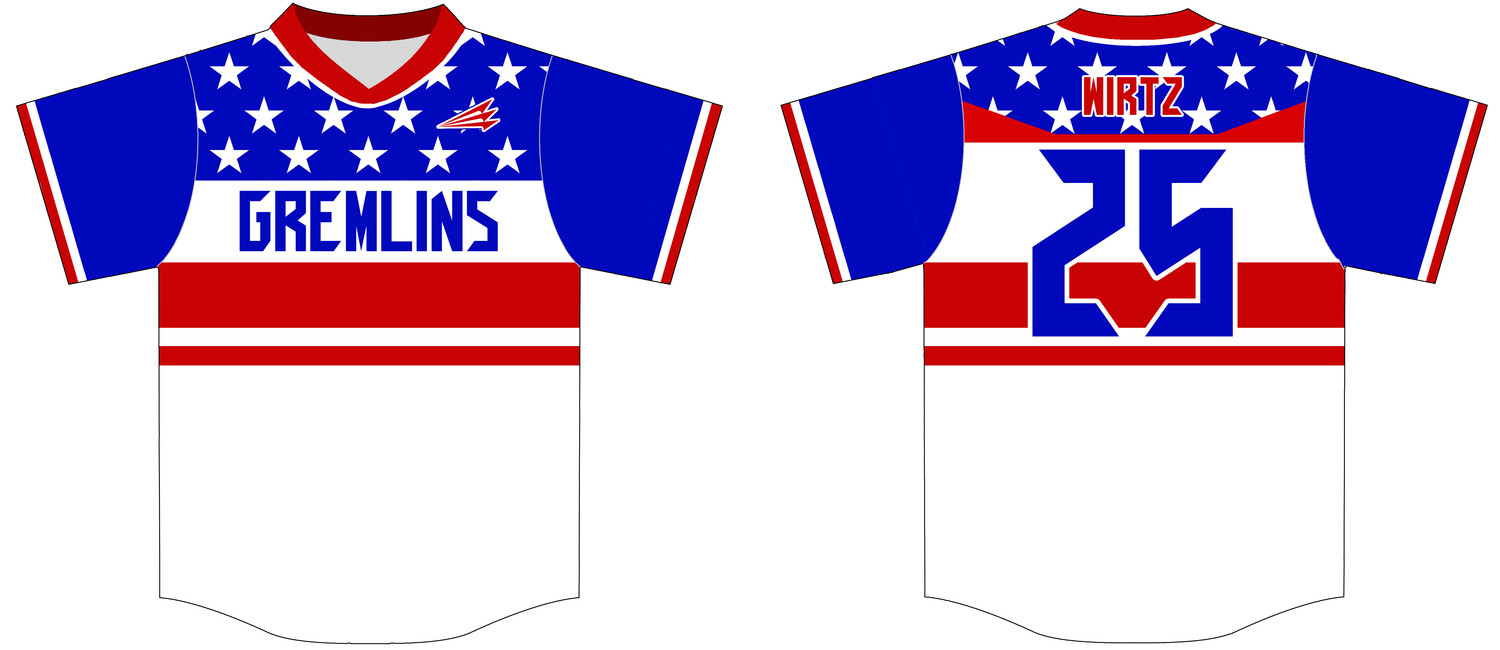 Iowa Gremlins Custom NanoDri Baseball Jersey #J2
