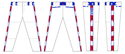 Iowa Gremlins Custom Long Relaxed Baseball Pant #BP1